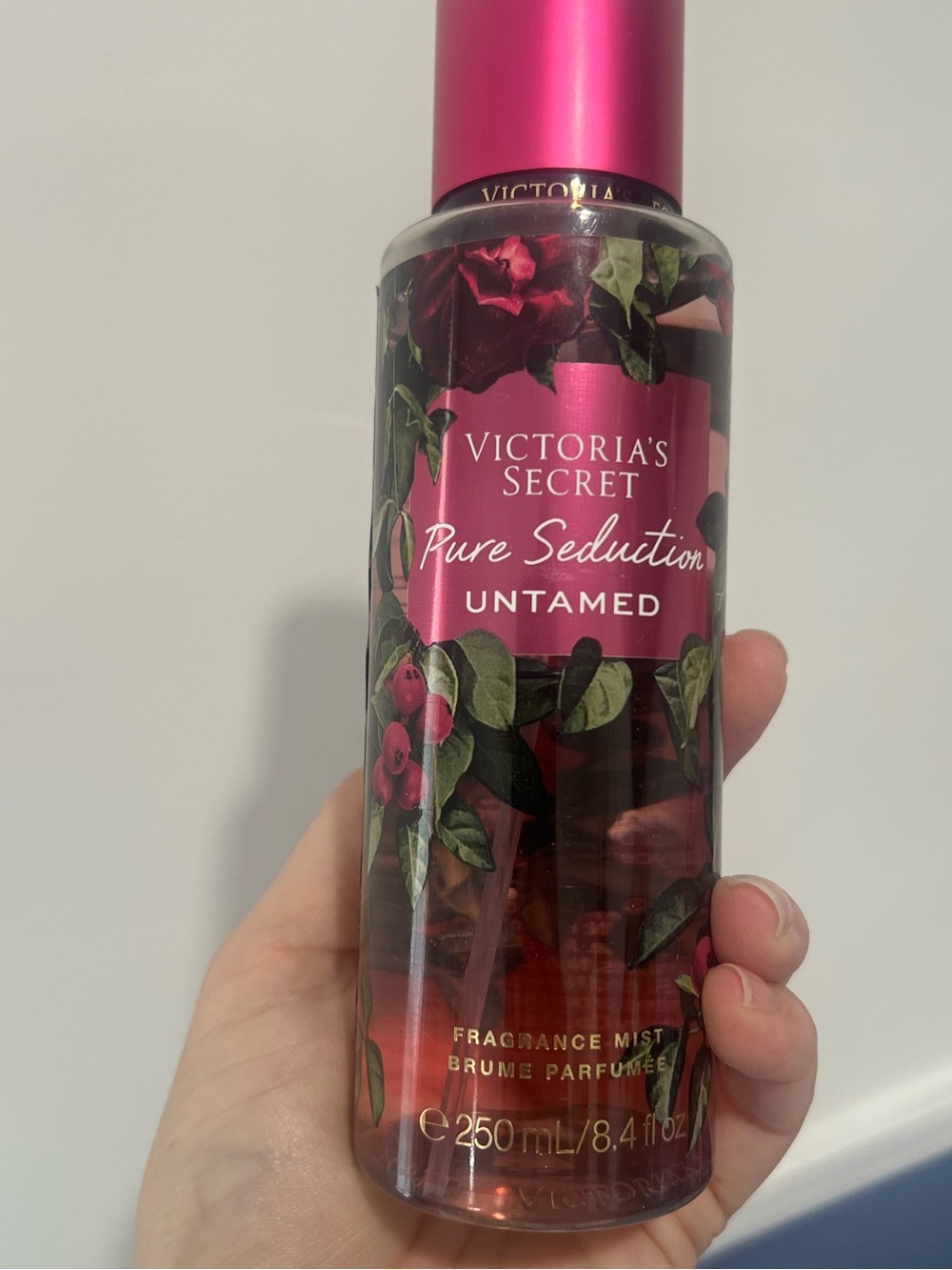 Victoria's Secret Pure Seduction Untamed Fragrance Mist - Hot Pink & Green